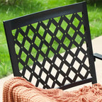 5pc Outdoor Swivel Chairs & Square Table - Captiva Designs