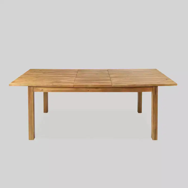 Oslo 9pc Acacia Wood & Wicker Patio Dining Set: Seats 8, Includes Cushions - Christopher Knight Home