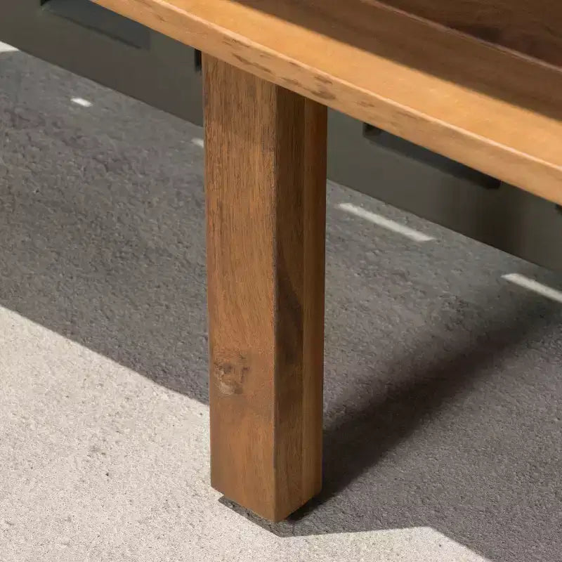 Ensemble de bar 3 pièces en bois d'acacia pour patio Caribbean - Naturel - Christopher Knight Home : Mobilier de balcon, résistant aux intempéries