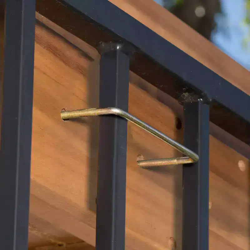 Ensemble de bar 3 pièces en bois d'acacia pour patio Caribbean - Naturel - Christopher Knight Home : Mobilier de balcon, résistant aux intempéries