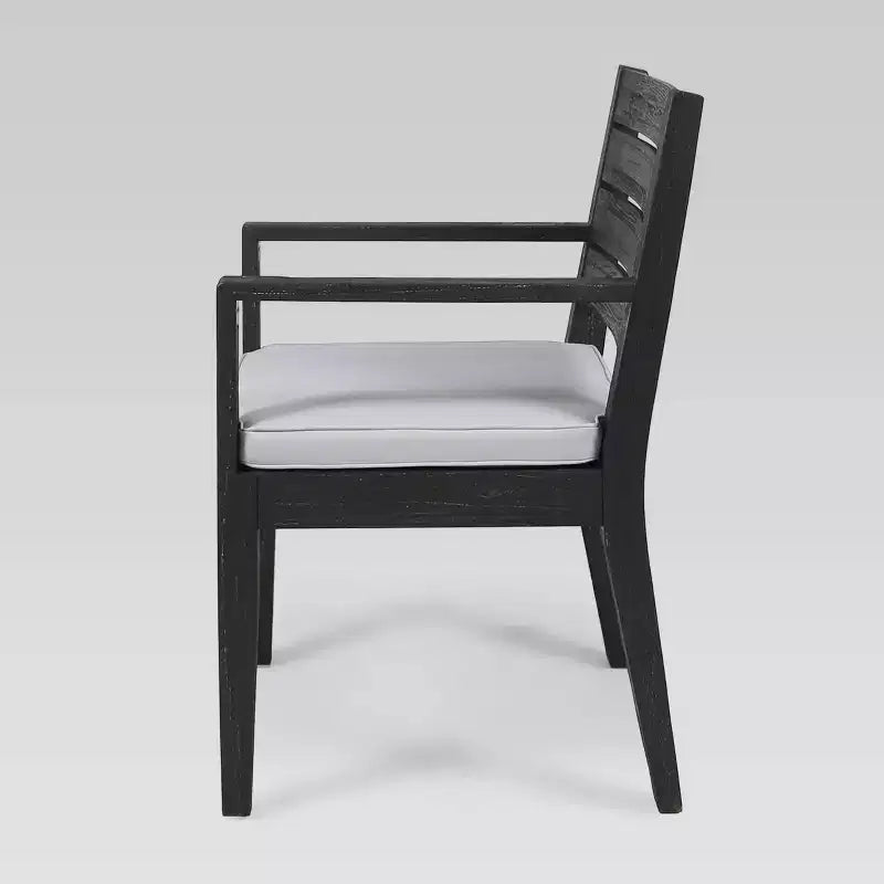 Nestor 6pc Acacia Wood Dining Set - Dark Gray/Light Gray - Christopher Knight Home