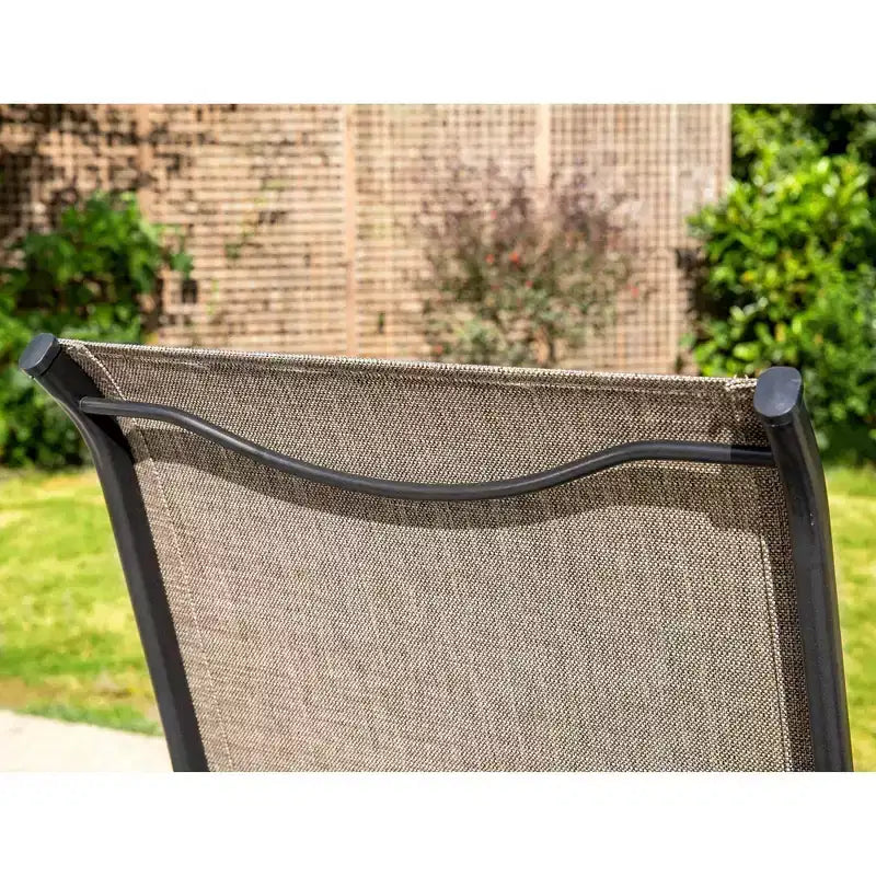 5pc Patio Dining Set with Square Table & Padded Arm Chairs - Captiva Designs