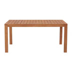 Weston 7pc Eucalyptus Wood Outdoor Dining Set: Weather-Resistant, High Back Chairs - Alaterre Furniture