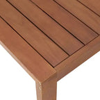Weston 7pc Eucalyptus Wood Outdoor Dining Set: Weather-Resistant, High Back Chairs - Alaterre Furniture