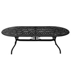 9pc Outdoor Dining Set: UV-Resistant Aluminum Frame & Chairs - Oakland Living