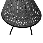 9pc Outdoor Dining Set: UV-Resistant Aluminum Frame & Chairs - Oakland Living