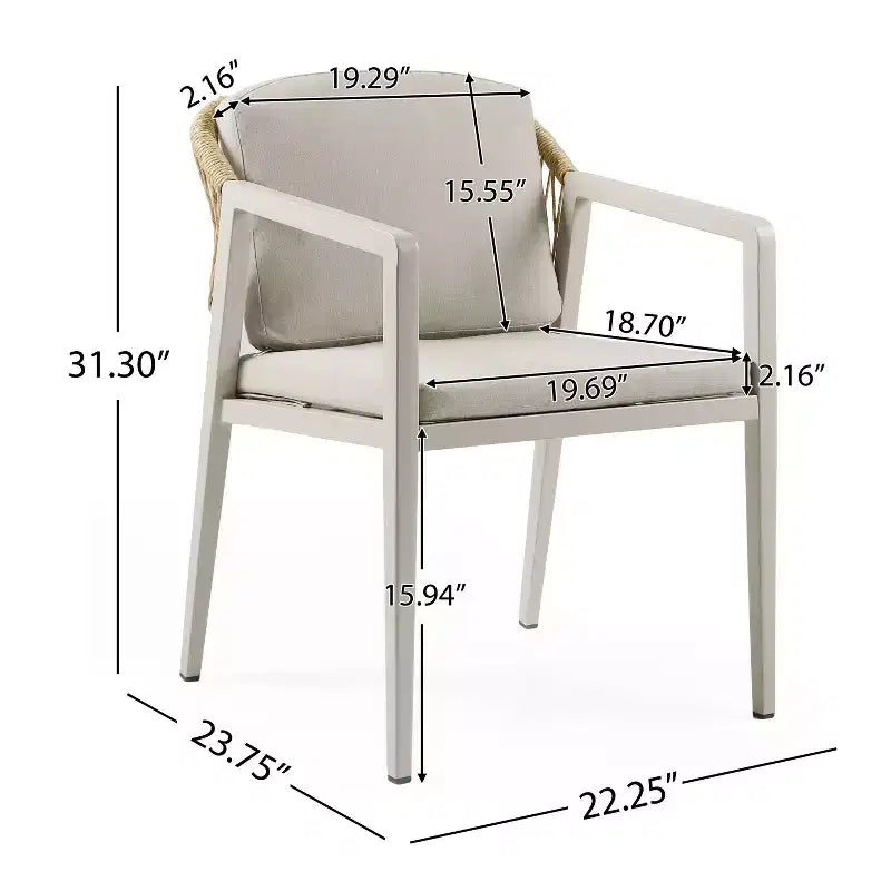 Christopher Knight 7pc Home Jasmine Outdoor 6 Seater Iron Frame with Acaica Wood Dining Set