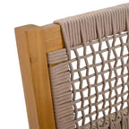 Christopher Knight Home Lysandra 5 pcs Acacia Wood Rope Weave Chairs Dining Set