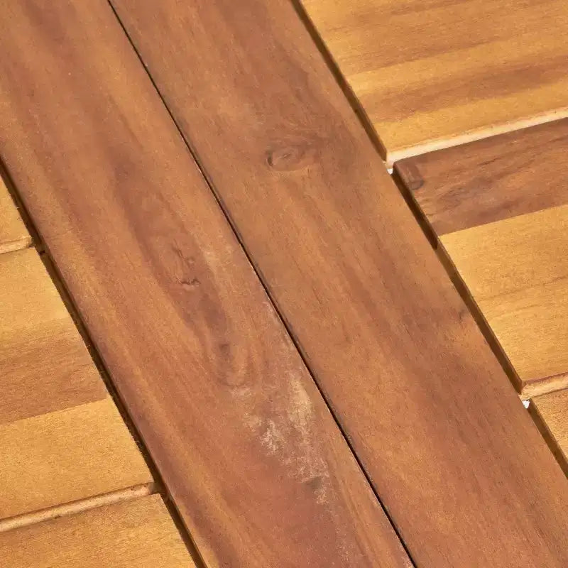 Ensemble de salle à manger d'extérieur 7 pièces en bois d'acacia Christopher Knight Home Safire avec coussins