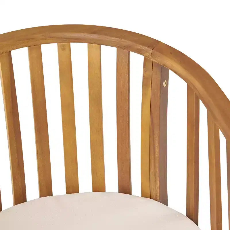 Christopher Knight Home Tamaron Outdoor Acacia Wood Expandable 7 Piece Dining Set with Cushion, Teak and Cream