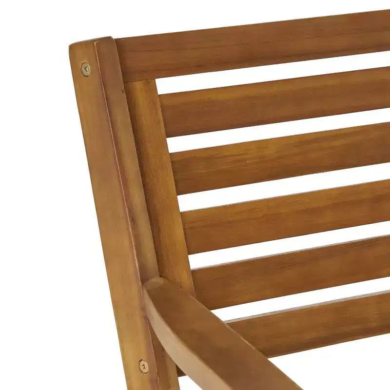 Christopher Knight Home Lovell Ensemble de salle à manger d'extérieur 7 pièces en bois d'acacia et fer avec coussins, teck et crème
