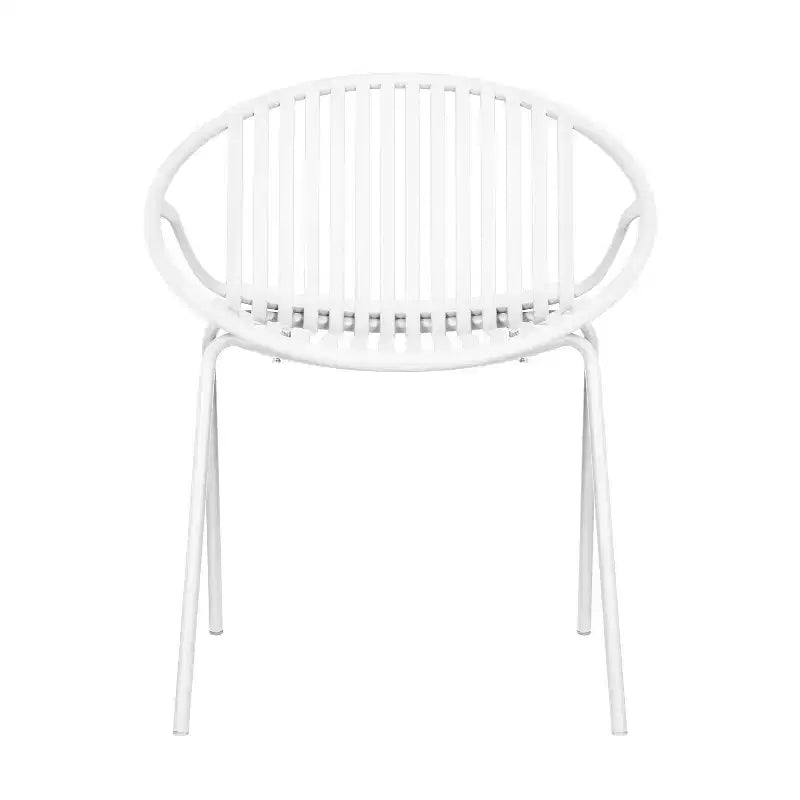 Christopher Knight Home Pablo Ensemble de salle à manger moderne d'extérieur 7 pièces avec chaises empilables