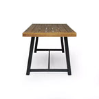 Christopher Knight Home Pablo 7 Piece Outdoor Modern Dining Set with Stackable Chair