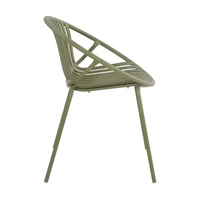 Christopher Knight Home Paddy 7 Pieces Outdoor Modern Metal and Polypropylene Dining Set with Stackable Chair