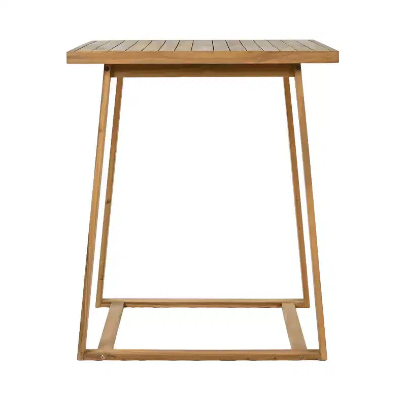Christopher Knight Home Gaye Ensemble de bar extérieur 5 pièces en rotin et bois d'acacia