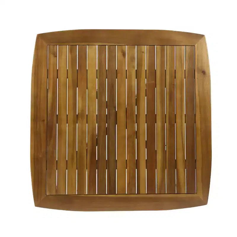 Christopher Knight Home Montserrat Ensemble de salle à manger d'extérieur 5 pièces en bois d'acacia et osier avec coussins, teck/marron multi