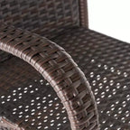 Christopher Knight Home Colbin Outdoor Wicker 5 Piece Square Bar Set, Multibrown