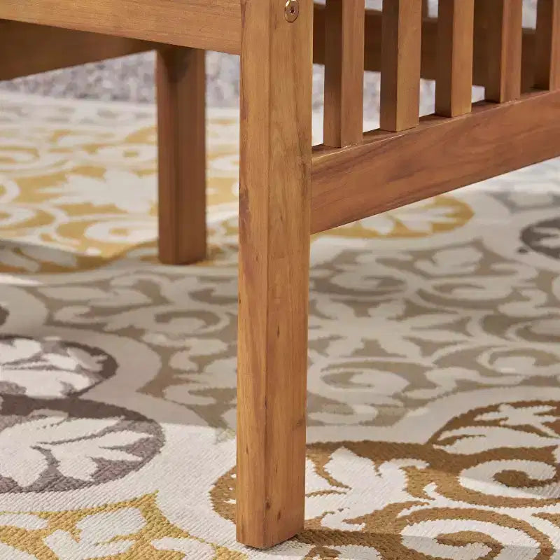 Christopher Knight Home Maura Ensemble de salle à manger d'extérieur 5 pièces en bois d'acacia avec coussins résistants à l'eau
