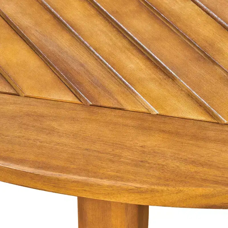 Christopher Knight Home Maura Ensemble de salle à manger d'extérieur 5 pièces en bois d'acacia avec coussins résistants à l'eau