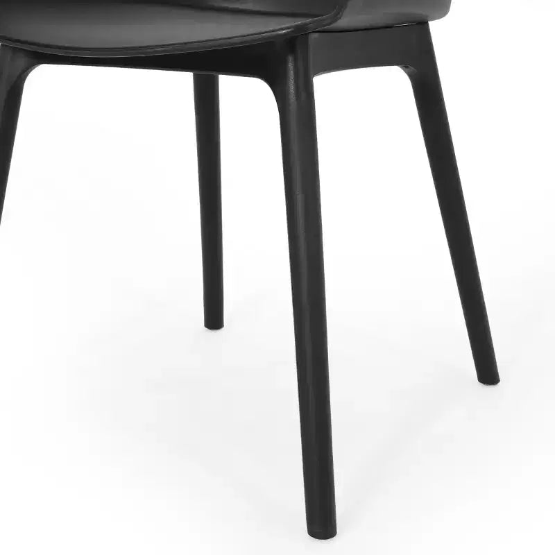 Christopher Knight Home Lorena Outdoor Acacia Wood and Resin 7 Piece Dining Set with 71 Dining Table, Black and Teak