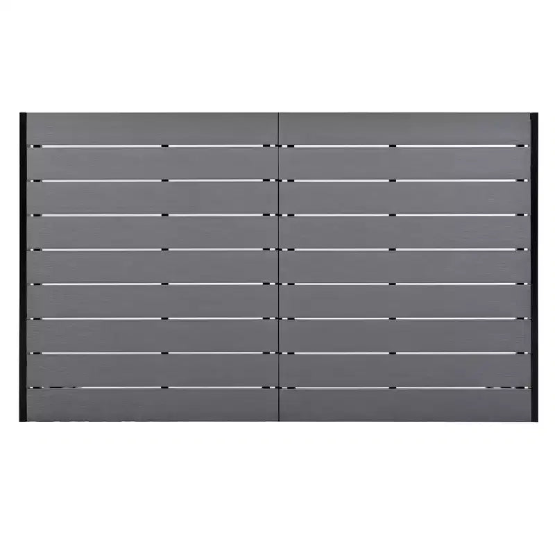 Whisen 7-Piece Weather Resistant Steel Outdoor Table and Chair Dining Sets, Patio Dining Set for Balcony, Backyard