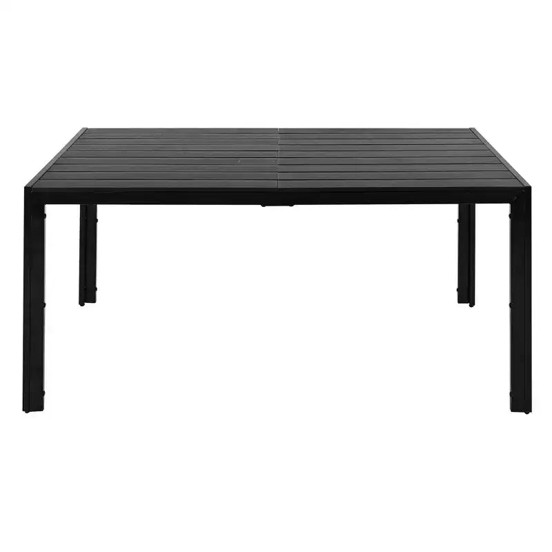 Whisen 7-Piece Weather Resistant Steel Outdoor Table and Chair Dining Sets, Patio Dining Set for Balcony, Backyard