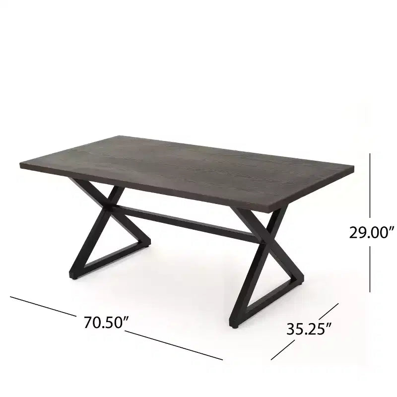 Christopher Knight Home Aisha Outdoor Wicker and Aluminum 6 Piece Dining Set with Bench