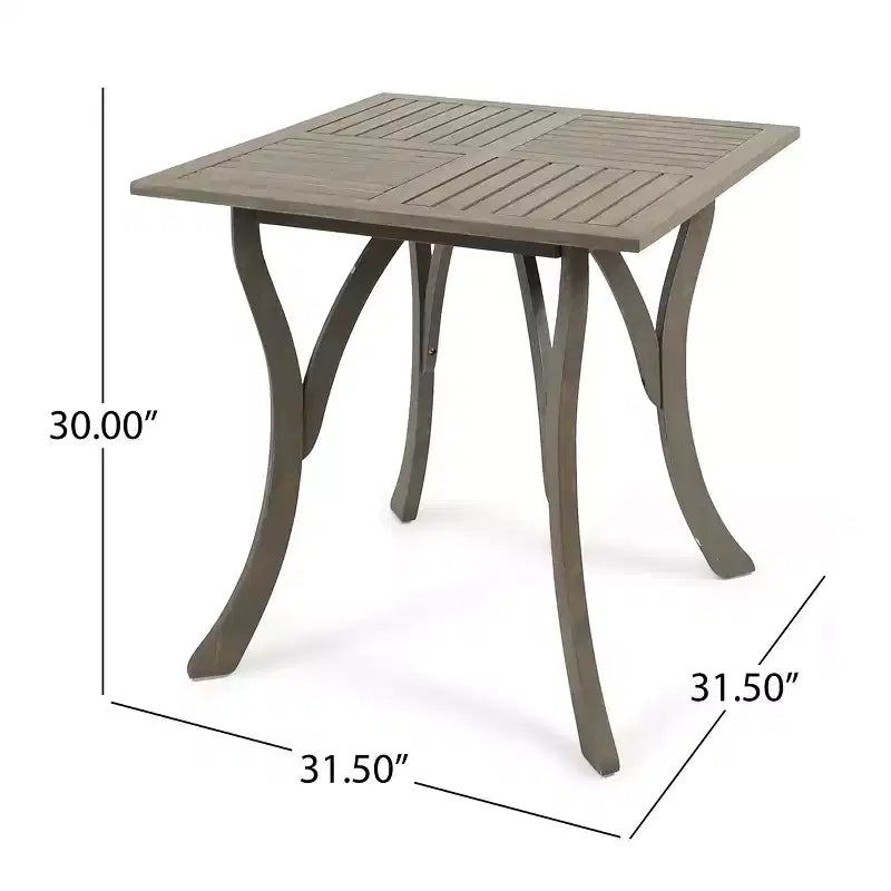 Christopher Knight Home Hartford Outdoor Acacia Wood and Wicker 5 Piece Dining Set with Cushions
