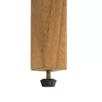 Christopher Knight Home Neva, ensemble de salle à manger d'extérieur 5 pièces avec table en bois d'acacia et chaises en osier