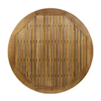 Christopher Knight Home Neva, ensemble de salle à manger d'extérieur 5 pièces avec table en bois d'acacia et chaises en osier