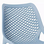 WestinTrends Playa 5-Piece Modern Square Patio Dining Table Set with Stackable Patio Dining Chairs