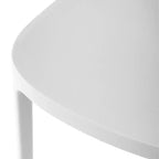 WestinTrends Playa Modern 5-Piece Resin Patio Dining Table Set with Stackable Patio Dining Chairs