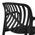 WestinTrends Playa 5-Piece Outdoor Square Patio Dining Table Set with Stackable Patio Dining Chairs