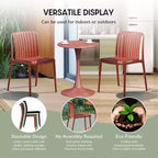 WestinTrends Playa 7-Piece Outdoor Patio Dining Table Set With Stackable Patio Chairs