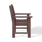 WestinTrends Malibu 5-Piece HDPE Outdoor Patio Chair and Round Table Dining Set