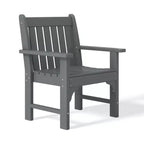 WestinTrends Malibu 5-Piece HDPE Outdoor Patio Chair and Round Table Dining Set