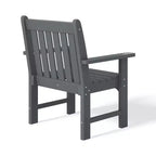 WestinTrends Malibu 5-Piece HDPE Outdoor Patio Chair and Round Table Dining Set