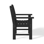 WestinTrends Malibu 5-Piece HDPE Outdoor Patio Chair and Round Table Dining Set