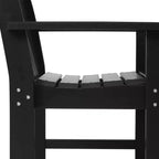 WestinTrends Malibu 5-Piece HDPE Outdoor Patio Chair and Round Table Dining Set