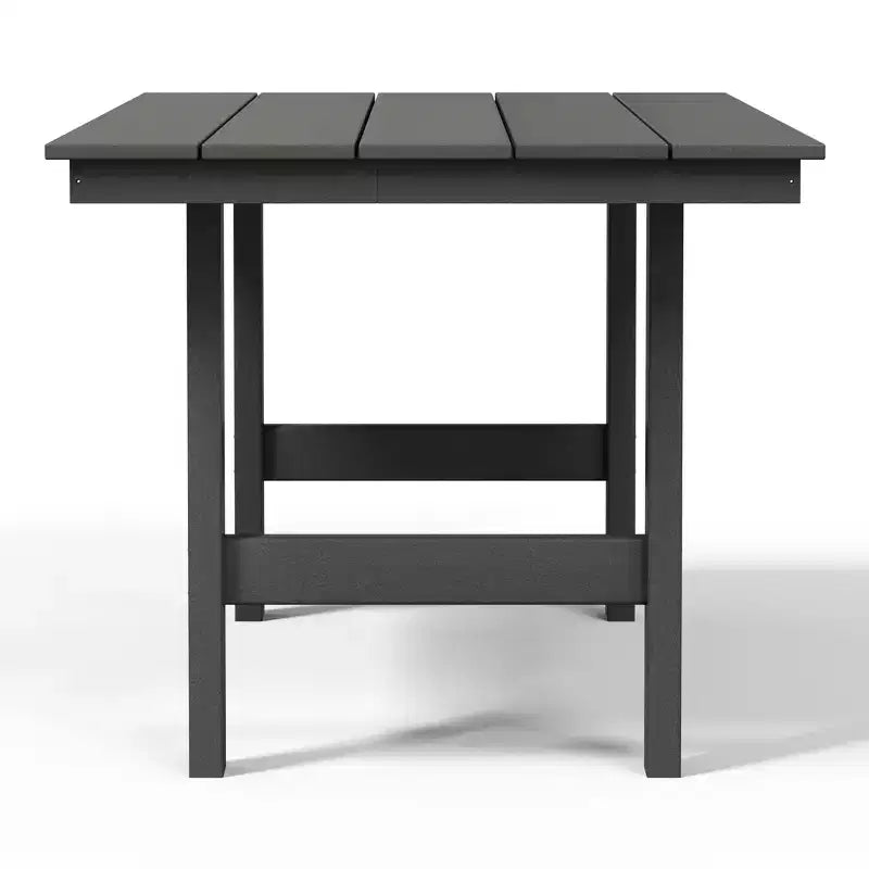 WestinTrends Ashore 6-Piece Outdoor HDPE Patio Dining Table Set with Bench