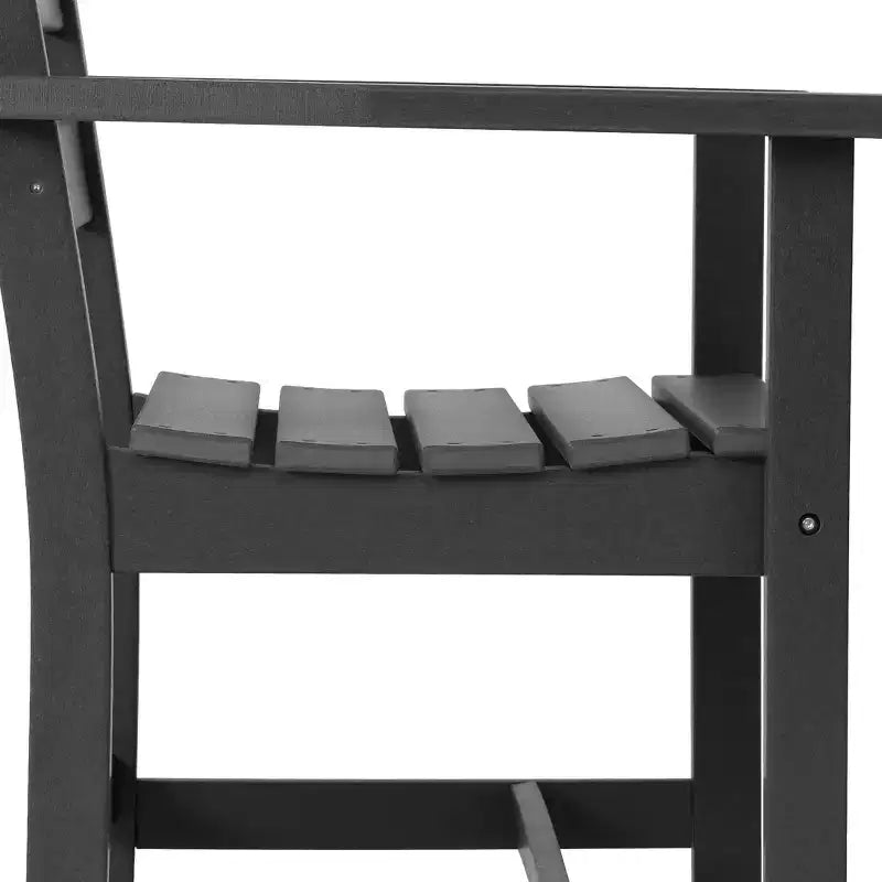WestinTrends Ashore 6-Piece Outdoor HDPE Patio Dining Table Set with Bench