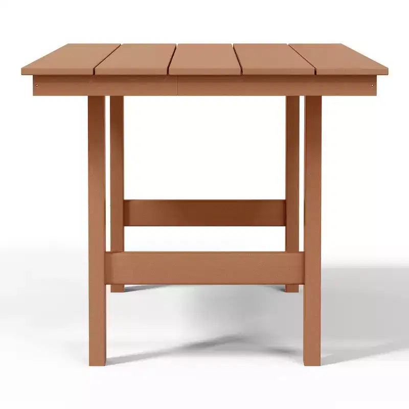 WestinTrends Ashore 6-Piece Outdoor HDPE Patio Dining Table Set with Bench