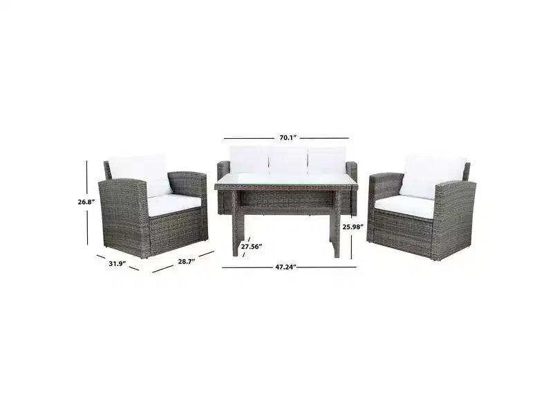 Nyra Dining Set - Indoor/Outdoor - PAT7700 - Safavieh
