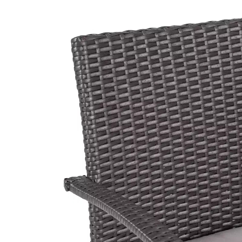 Christopher Knight Home Harlowe Outdoor Wicker 7 Piece Dining Set with Cushion