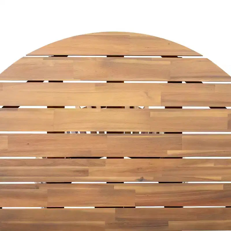 Christopher Knight Home Sivir Ensemble de salle à manger d'extérieur moderne de 5 pièces en bois d'acacia avec coussins