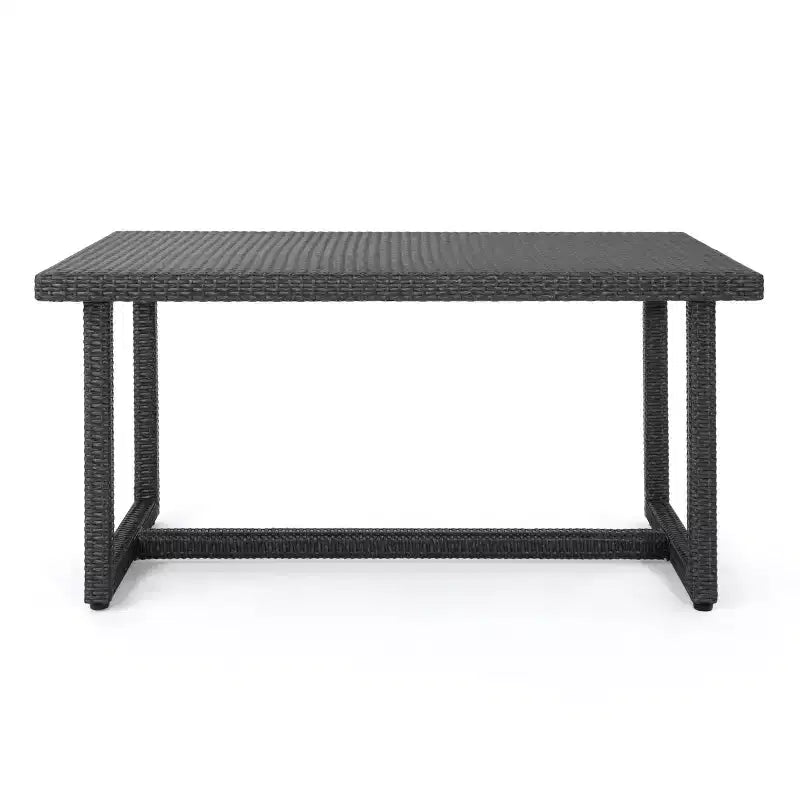 Christopher Knight Home Santa Rosa Outdoor Wicker and Aluminum 8 Piece Sofa Dining Set