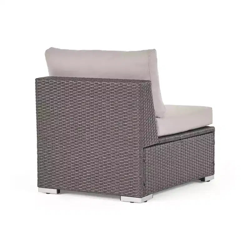 Christopher Knight Home Santa Rosa Outdoor Wicker and Aluminum 8 Piece Sofa Dining Set