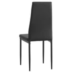 MAYEERTY 7-piece Dining Set - Rectangular Wood Table & 6 Upholstered Chairs for Family Gatherings