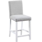MAYEERTY 7-piece Dining Set - Rectangular Wood Table & 6 Upholstered Chairs for Family Gatherings