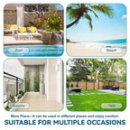 Hyleory Recycled HDPE 4pc Patio Dining Set - Rectangular Table & Umbrella Hole,Patio Dining Bench,2 Patio Armchairs